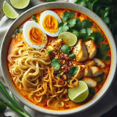  Khao Soi: Uma Sinfonia de Sabores Picantes e Cremosos que Explode na Boca!